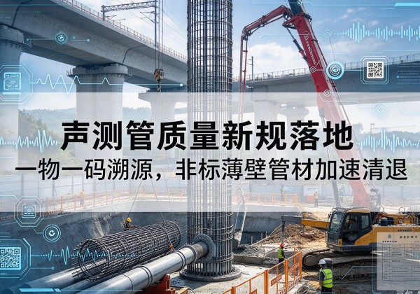 巴音郭楞声测管质量新规落地，一物一码溯源，非标薄壁管材加速清退